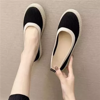 Мода 2024 года. Новая мода. Женская обувь на толстой подошве. Лоферы. Женские дизайнерские кроссовки Sense. Повседневная обувь на платформе без застежек. Размер плюс 40. 35