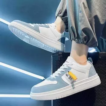 Мода 2024 года. Новая мужская обувь. Модные кроссовки. Увеличивающие внутреннюю высоту. Повседневная обувь. Скейт-ботинки. Дышащие белые туфли. Zapatos De Hombre. 39