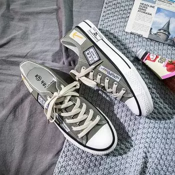 Мода 2024 года, новые классические парусиновые туфли, мужские суперлегкие повседневные кроссовки для молодежи, удобные кроссовки для спорта на открытом воздухе для мужчин 39 зелёный