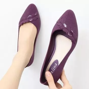 Мода 2024 года, новые модные туфли для женщин, резиновые рабочие галоши на низком каблуке, непромокаемые сапоги для ходьбы, резиновые сапоги для рыбалки 36 розовый