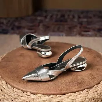 Мода 2024 года, новые модные универсальные популярные однотонные женские сандалии, повседневные, удобные летние женские туфли Zapatos 35 чёрный