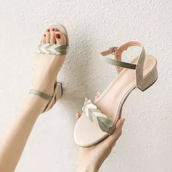 Мода 2024 года, новые модные универсальные тапочки, повседневные тапочки большого размера, женские желейные скандалы, хрустальные резиновые каблуки, женская обувь Tenis Feminino 34 зелёный