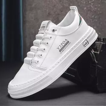 Мода 2024 года, новые мужские легкие нескользящие спортивные туфли, роскошные универсальные модные повседневные туфли для активного отдыха, кроссовки высокого класса 39 белый