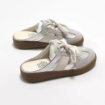 Мода 2024 года, новые парусиновые туфли для женщин, классические мокасины, женские тапочки, удобные кроссовки с круглым носком для ходьбы, ленивая обувь 41