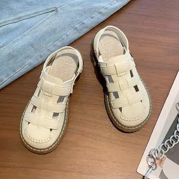 Мода 2024 года, новые женские сандалии, летние уличные модные туфли на платформе и каблуках, элегантные женские туфли на каблуках, роскошное качество Dayou 35 белый