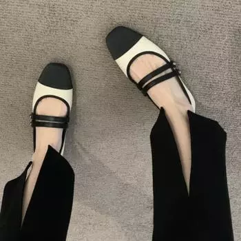 Мода 2024 года, новые женские туфли на плоской подошве, весна-осень, модные туфли Мэри Джейн с круглым носком, вечерние повседневные туфли без застежек, простые женские туфли 35 хаки