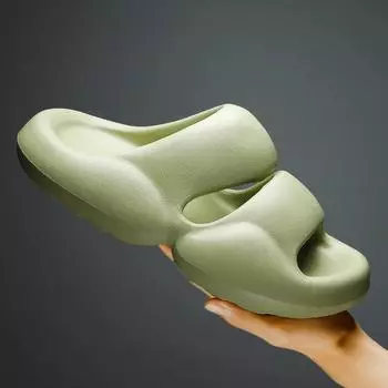 Мода 2024 года: популярные мужские и женские туфли-туфли, повседневная домашняя обувь, популярные сандалии на мягкой подошве для улицы, шлепанцы для пары 36 белый