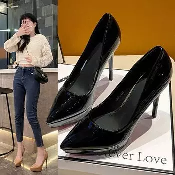 Мода 2024 года, туфли на высоком каблуке, забавные одноразовые сексуальные туфли на высоком каблуке для женщин, фетиш на ноги, альтернативная страсть, туфли-лодочки Zapatos De Mujer 34