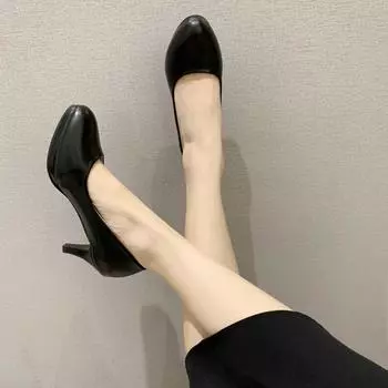 Мода 2024 года. Туфли на высоком каблуке. Женские белые свадебные туфли. Элегантные толстые туфли на высоком каблуке. Модные туфли-лодочки для вечеринок. Весенняя обувь. 34