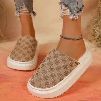 Мода 2024 года. Женская дизайнерская обувь на платформе. Новая женская повседневная обувь на шнуровке. Женская спортивная обувь. Женские тапочки с закрытым носком. 36-37 серый