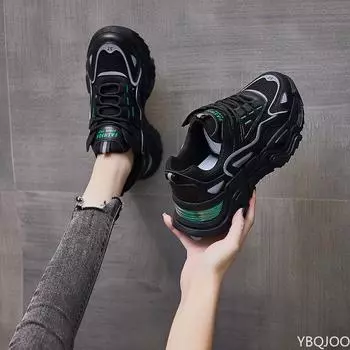 Мода 2024 года, женская обувь Ins, летние новые сетчатые туфли с дышащими полосками, хитовый цвет, белые спортивные кроссовки для ходьбы и бега для женщин 35 белый