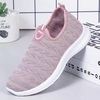Мода 2024 года, женская повседневная обувь, нескользящие спортивные кроссовки для ходьбы, легкая мягкая обувь для бега, обувь для ходьбы wer456 5 фиолетовый