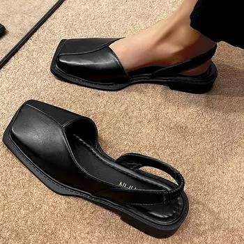 мода 2024 Летние туфли на плоской подошве Женские сандалии Дышащая обувь для ходьбы Женская обувь для вечеринок Пляжная женская обувь Женская летняя обувь Женская 36 цветной печати леопарда