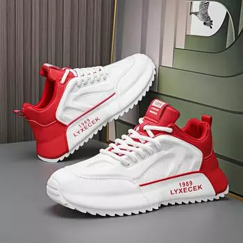 Мода 2024 НОВЫЙ бренд повседневные туфли на платформе для мужчин мокасины на плоской подошве кроссовки для ходьбы Zapatillas De Hombre 39