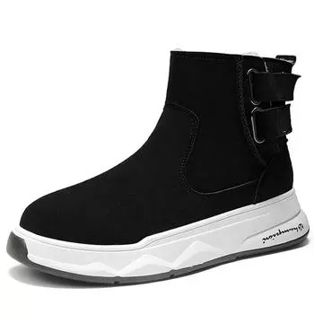 Мода 2024 Новые Ботинки Мужские Модные Рабочие Ботинки Мужские Теплые Меховые Ботинки Для Сноуборда Мужская Повседневная Обувь С Пряжкой Удобные Мужские Кроссовки Кроссовки Для Отдыха На Природе 39 хаки