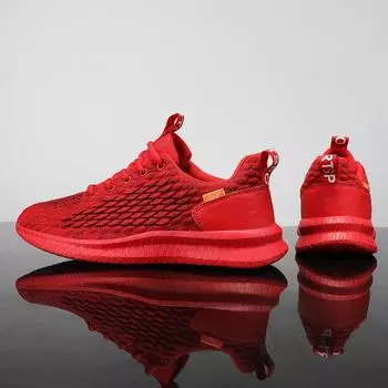 Мода 2024 Новые мужские и женские кроссовки Легкие удобные дышащие кроссовки со шнуровкой Кроссовки для активного отдыха Zapatillas De Deporte 39 чёрный