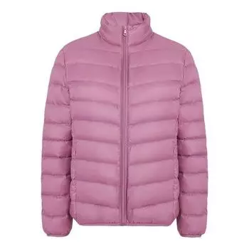 МОДА 2024 новый пуховик женский 90 белый утиный пух воротник стойка легкий и тонкий женский пуховик больших размеров Одежда S