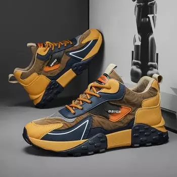 Мода 2024 Зима Новые Повседневные Кроссовки Мужские Модные Массивные Кроссовки Мужские Дизайнерские Роскошные Кроссовки Кроссовки 39 кофейный