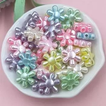 Мода 20/30/50 шт Подсолнухи Браслеты Бантики Butterlry Ракушки Акриловые Бусины Сделай Сам Для Ожерелья Изготовление Ювелирных Изделий Butterfly/16*13*6mm