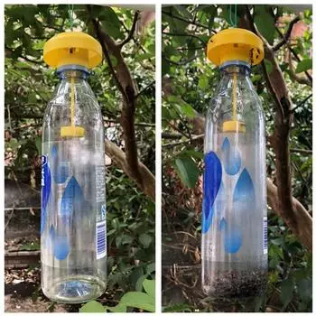 Мода 5/10 шт. Полезная желтая ловушка для фруктовых прилавков для дома, фермы, сада, дыни, насекомых, мух, пчел, совки, привлекающих ловушек