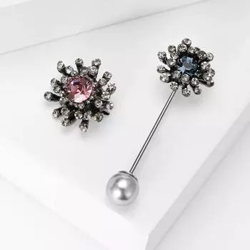 Мода Alice Eco Gun Черная брошь Винтажная Нишевая булавка Женская одежда Аксессуары Корсаж