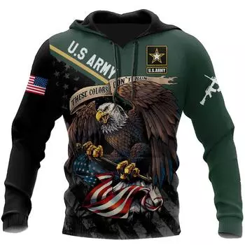 Мода армейский камуфляж мужские женские толстовки коммандос армейский-ветеран 3D спецназ длинные рукава тактические рубашки мужская одежда L