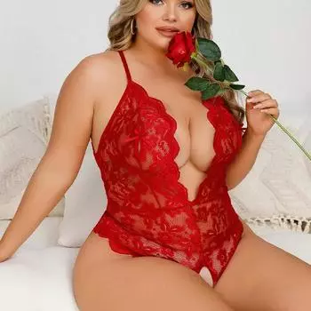 МОДА, эротическая кружевная пижама на подтяжках, боди с открытой промежностью, сексуальное женское нижнее белье больших размеров, Ropa Interior Mujer, комплект нижнего белья S