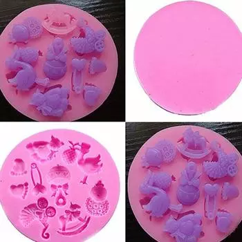 Мода Baby Bear Footprint DIY Форма для выпечки торта для домашней выпечки