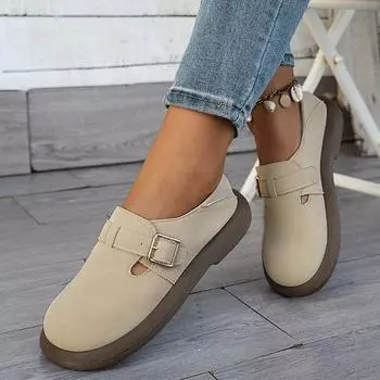 мода балетки женские лоферы обувь повседневная удобная прогулочная обувь мюли женская 2024 тренд мода платье спортивная обувь Mujer путешествия Zapatillas 35 бежевый