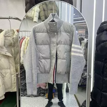 МОДА белый утиный пух высокого класса легкий тонкий пуховик женский зимний новый зимний пуховик велосипедный модный S