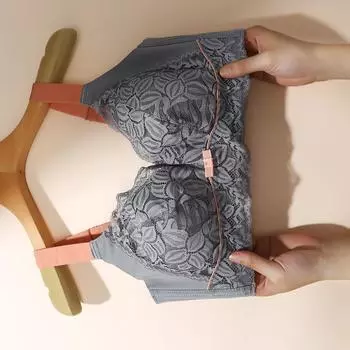 мода без стального кольца тайский латекс романтический тонкий чашка благоприятный для кожи грудь сексуальное собирающее нижнее белье 80A розовый