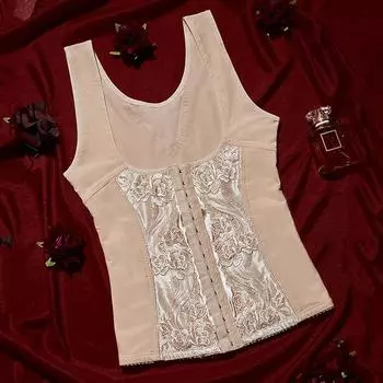 мода Body Shapewear Push Up Bra Вышитый топ Женский бюстгальтер для похудения Ткань Идеальное покрытие Бюстгальтер Улучшение фигуры M бежевый