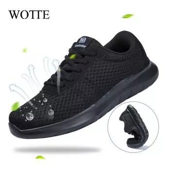 Мода Большой размер 49 50 Повседневная обувь Мужская легкая кроссовка Мужская обувь Дышащая мужская обувь для ходьбы на открытом воздухе chaussures homme 7.5 темно-серого