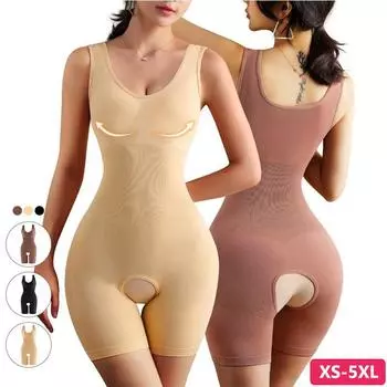 Мода Butt Lifter Body Shaper Belly Boxer Женский корсет Боди Бесшовные брюки для похудения Брюки для живота Женские бандажи и формирователи XS/S чёрный