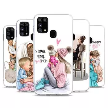 Мода для мамы и девочки для Samsung Galaxy Note 20 10 9 8 Plus Ultra Lite M21 M31 M31S M10S M20 M21 M32 M12 чехол для телефона Note 20 5G