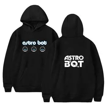 Мода для поклонников Astro Bot Аниме Печатный свитшот Спортивный Косплей Пуловеры Толстовка Косплей Костюм XS чёрный