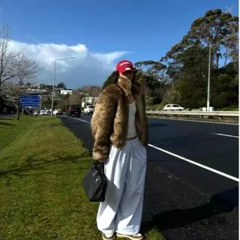 МОДА Европейская и американская новая лисья желто-коричневая основная шуба из искусственного меха Spice girl темперамент короткий топ Одежда S