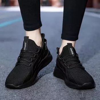 мода Fujeak дышащая мужская повседневная обувь мягкая удобная модная обувь кроссовки женская для активного отдыха мужская спортивная обувь для ходьбы и бега Zapato 44 светло-серый