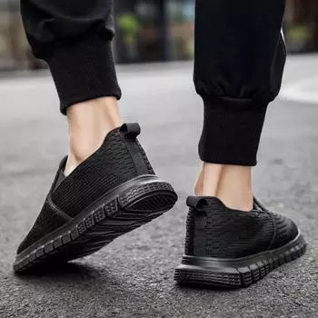 мода Fujeak Мужская обувь Кроссовки Трендовая повседневная обувь Итальянская дышащая мужская обувь для отдыха Мужские кроссовки из вулканизированной стали Мужская теннисная обувь Masculino 39 чёрный