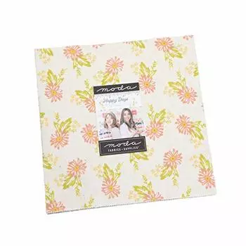 Moda Happy Days Слоеный торт 10x10 дюймов x 42 кусочка ткани Ткань Лоскутное одеяло Лоскутное шитье США Хлопок (37600LC)