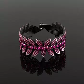 Мода Хрустальный Страз Заколка для Волос Пучок Зажим для Волос Хвост Пряжка Зажим для Волос Расширить Аксессуары для Волос для Женщин Заколки