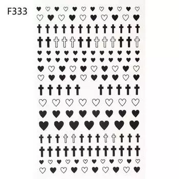 Мода Красота наклейки для ногтей Diy наклейки смешанные украшения ногтей женский подарок F336 золотистый