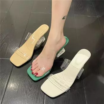 мода лето новые женские босоножки женские туфли на высоком каблуке модные босоножки банкет свадебные индивидуальные высококачественные женские туфли 35 зелёный