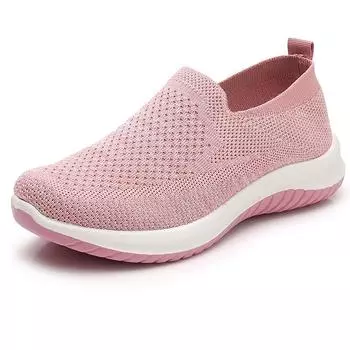 мода Модные кроссовки-носки для женщин Туфли-носки на платформе Дышащая сетка Спортивная повседневная обувь Мягкие удобные туфли Zapatillas De Deporte 35 чёрный