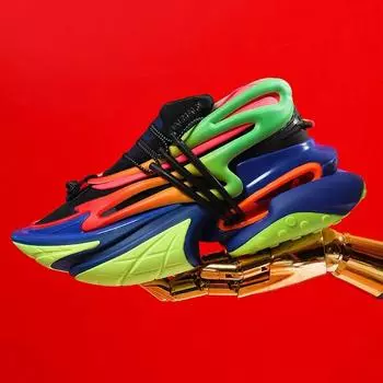 Мода Модные уличные повседневные кроссовки для мужчин Туфли на платформе с увеличенным каблуком Мужские дизайнерские массивные кроссовки Мужские кроссовки Роскошные лоферы для женщин 36