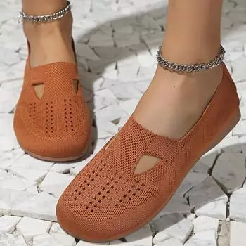 мода Модные женские туфли на плоской подошве Ретро женская обувь Слипоны женские мокасины Повседневные кроссовки Туфли на плоской платформе Прогулочная женская обувь Большие размеры 36 коричневый