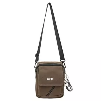 Мода — must-have! Легкая сумка-мессенджер из холщовой ткани, мужская и женская модели, лидируют в тренде белый