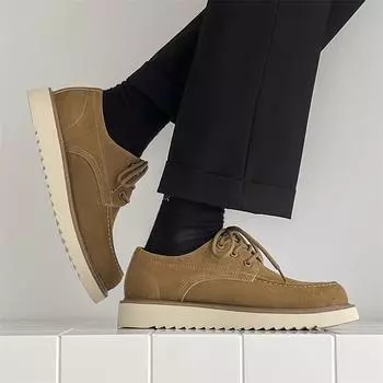 Мода, Мужские ботинки из замши ручной работы, Модная дизайнерская обувь, Мужские кожаные ботильоны, Мужская прогулочная обувь, дышащие ботинки Hombres Botas 38 коричневый