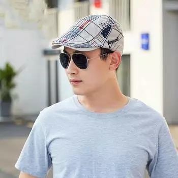 Модные мужские и женские шапки, летние кепки для отдыха на открытом воздухе, береты с вышитыми буквами Adjustable чёрный