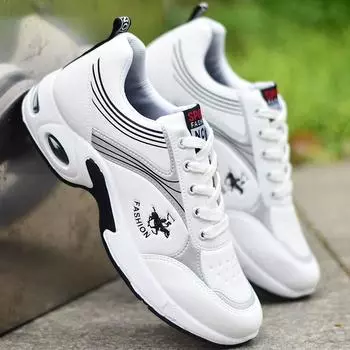 мода мужские кроссовки теннисные мужские туфли кроссовки для бега обувь для спорта на открытом воздухе легкие кроссовки для мужчин универсальные новые теннисные туфли для мужчин 39 чёрный